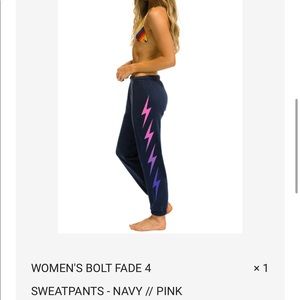 Aviator Nation BOLT ⚡️Fade sweatpants